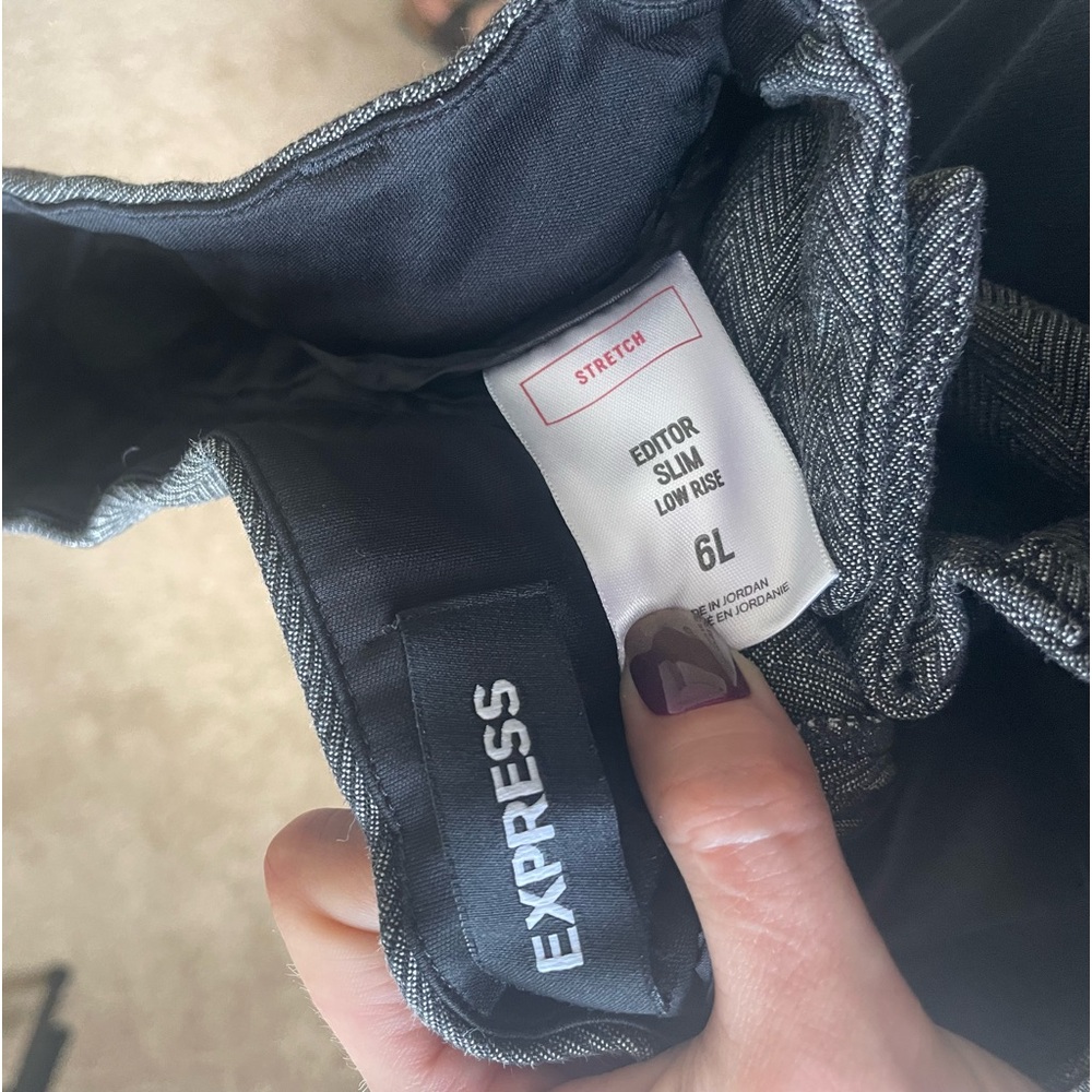 Express Editor Low Rise Slim Pant - Picture 3 of 3